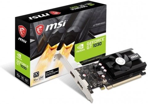 MSI GT 1030 2GD4 LP OC Computer Graphics Cards