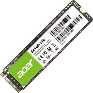 Acer FA100 2TB PCIe Gen3 x 4 NVMe M.2 2280 SSD