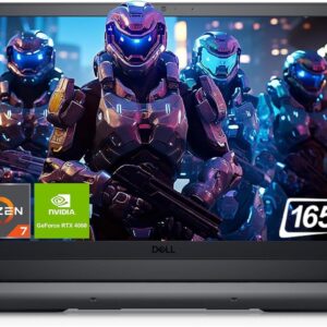 Dell G15 5535 Gaming Laptop AMD Ryzen 7-7840HS, 16GB DDR5, 512GB SSD, NVIDIA RTX 4060 8GB Graphics, 15.6" FHD 165Hz, Windows 10 Home