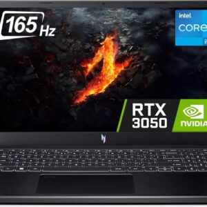 Acer Nitro V 15 ANV15-51-50FA Gaming Laptop 13th Gen Core i5-13420H, 16GB DDR5, 512GB SSD, NVIDIA RTX 3050 6GB Graphics, 15.6" FHD IPS 165Hz, Windows 11 Home, Black, 1 Year Official Local Warranty