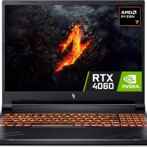 Acer Nitro V 16 ANV16-41-R2YJ Gaming Laptop AMD Ryzen 7-8845HS, 16GB DDR5, 512GB SSD, NVIDIA RTX 4060 8GB Graphics, 16" WUXGA IPS 165Hz, Windows 11 Home