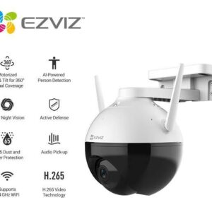 EZVIZ C8C 1080P Outdoor Pan & Tilt Smart Home Security Camera