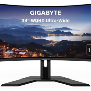 Gigabyte G34WQC 34" 144Hz Curved Gaming Monitor