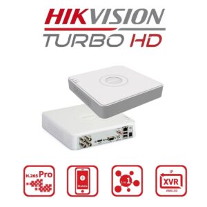 HIKVISION 4 Channel DVR 1080P Lite H.265+ DVR DS-7104HGHI-K1 HDMI