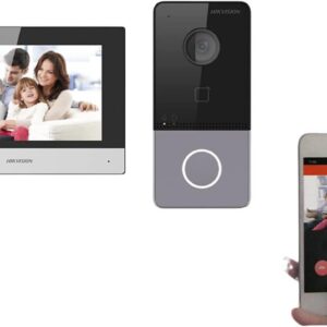 HIKVision IP Video Intercom Kit, Wifi & PoE - DS-KIS603-P(C)