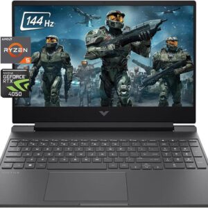 HP Victus 15-FB2082WM Gaming Laptop AMD Ryzen 5-8645HS, 8GB DDR5, 512GB SSD, NVIDIA RTX 4050 6GB Graphics, 15.6" FHD IPS 144Hz, Windows 11 Home