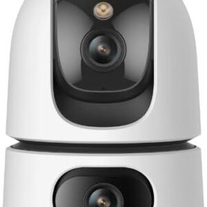 IMOU 3K (3MP+3MP) Dual Lens Indoor WiFi Surveillance Camera, 360° Camera with AI Person/Animal/Sound Detection, Automatic Tracking, Night Vision Colour, Two-Way Audio, Private Mode