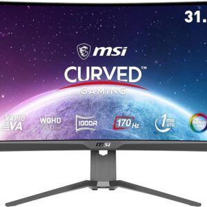 MSI MAG 325CQRF-QD 31.5" WQHD Rapid VA Gaming Monitor