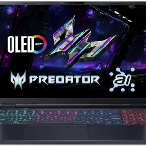 Acer Predator Helios Neo 16S PHN16S-71-76TK Gaming Laptop Intel Core Ultra 7-255HX, 16GB DDR5, 512GB SSD, NVIDIA RTX 5060 8GB Graphics, 16" WQXGA OLED 240Hz, Windows 11 Home, Black, 2 Year Acer Official Local Warranty