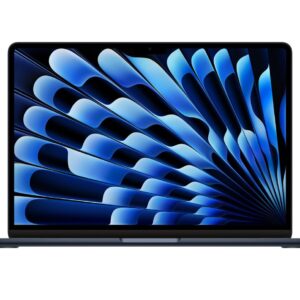 Apple Macbook Air 13" MW123 Apple M4 Chip, 10 core CPU, 8 core GPU, 16GB Ram, 256GB SSD, 13.6-inch Liquid Retina display, mac OS, Midnight