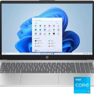 HP 15-FD0133WM Laptop Intel Core i3-N305, 8GB DDR4, 256GB SSD, 15.6" FHD IPS, Fingerprint Reader, Windows 11 Home, Natural Silver