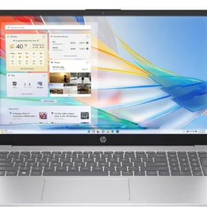 HP 15-FD0215DX Laptop 13th Gen Core i5-1334U, 16GB DDR4, 512GB SSD, Intel Iris Xe Graphics, 15.6" FHD Touchscreen, Windows 11 Home, Silver