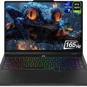 Lenovo Legion 5 15IAX10 Gaming Laptop Intel Core Ultra 7-255HX, 16GB DDR5, 1TB SSD, NVIDIA RTX 5070 8GB Graphics, 15.1" WQXGA OLED 165Hz, Windows 11 Home, Eclipse Black