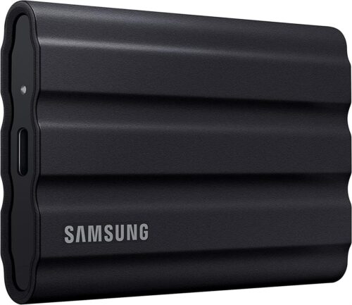 Samsung T7 Shield 4TB USB 3.2 External SSD (Black/Blue)