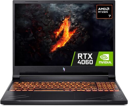 Acer Nitro V 16 ANV16-41-R2YJ Gaming Laptop AMD Ryzen 7-8845HS, 16GB DDR5, 512GB SSD, NVIDIA RTX 4060 8GB Graphics, 16″ WUXGA IPS 165Hz, Windows 11 Home