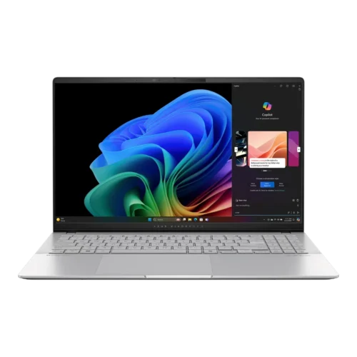 ASUS VivoBook S 15 K5507QA-MA048W – AMD Ryzen 7 8845HS, 16GB RAM, 1TB SSD, 15.6″ FHD OLED, Windows 11 – Cool Silver