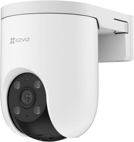 EZVIZ H8c 2K POE IP Outdoor Security Camera, 360° PTZ Home Security, AI-Powered Human Detection, Auto-Tracking, Color Night Vision, Two-Way Talk, Waterproof