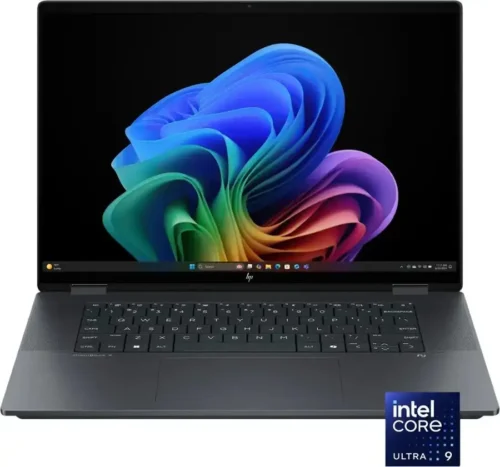 HP Omnibook X Flip X360 16-AS0043DX Laptop Intel Core Ultra 9-288V, 32GB DDR5, 2TB SSD, Intel Arc 140V Graphics, 16″ 3K OLED Touch Screen, Windows 11 Home, Eclipse Grey