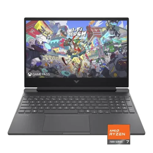 HP Victus 15-FB3093DX Gaming Laptop AMD Ryzen 7-7445HS, 16GB DDR5, 512GB SSD, NVIDIA RTX 4050 6GB Graphics, 15.6″ FHD IPS 144Hz, Windows 11 Home, Mica Silver