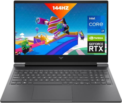 HP Victus 16-R0328TX Gaming Laptop 13th Gen Intel Core i7-13700HX, 16GB DDR5, 512GB SSD, NVIDIA RTX 4060 8GB Graphics, 16.1″ FHD IPS 144Hz, DOS, Mica silver