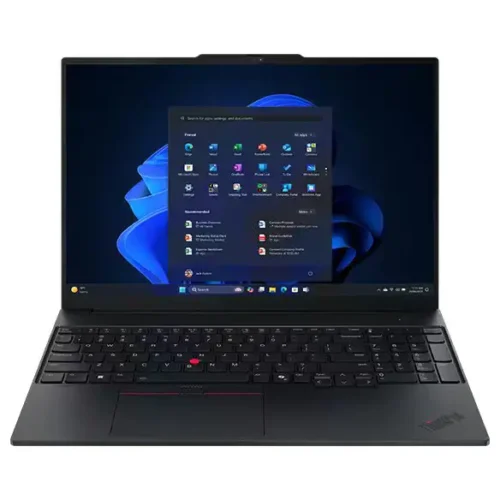 Lenovo Thinkpad E16 Gen 3 Intel Core Ultra 5 225U, 8GB DDR5, 512GB SSD, Intel Integrated Graphics, 16″ WUXGA IPS, Backlit Keyboard, DOS, Black, Bag Included