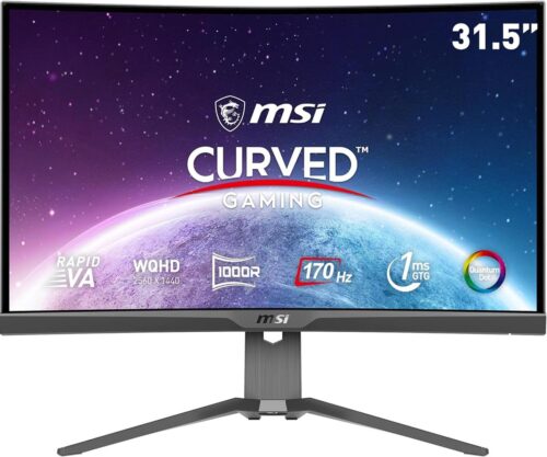 MSI MAG 325CQRF-QD 31.5″ WQHD Rapid VA Gaming Monitor