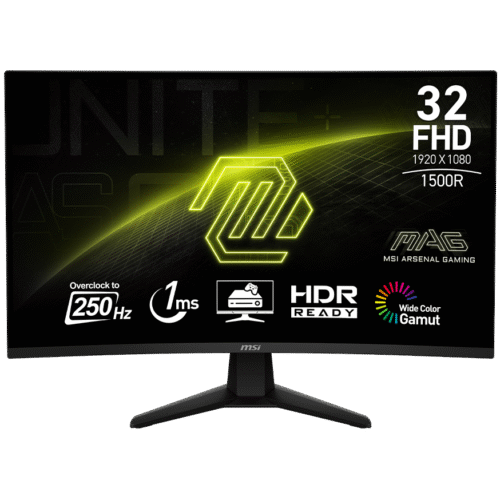MSI MAG 32C6X FHD VA 32″ 250Hz Curved Gaming Monitor