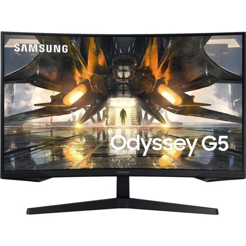 Samsung Odyssey G5 32″ QHD 165Hz Curved Gaming Monitor – LS32AG550EMXZN